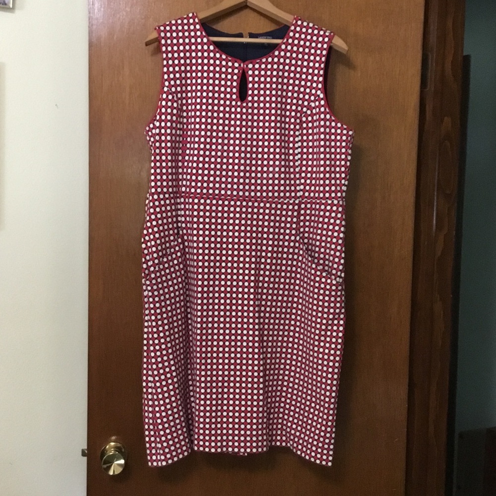 Red and White Polka Dot Dress